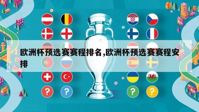 欧洲杯预选赛赛程排名,欧洲杯预选赛赛程安排